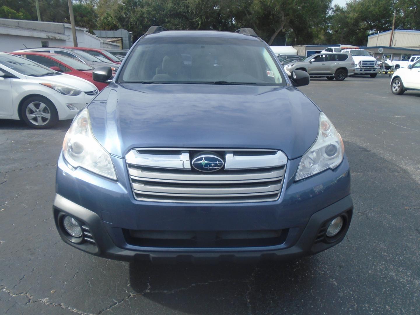 2014 Crystal Black Silica Subaru Outback 2.5i (4S4BRCAC6E3) with an 2.5L H4 DOHC 16V engine, located at 6112 N Florida Avenue, Tampa, FL, 33604, (888) 521-5131, 27.954929, -82.459534 - Photo#1